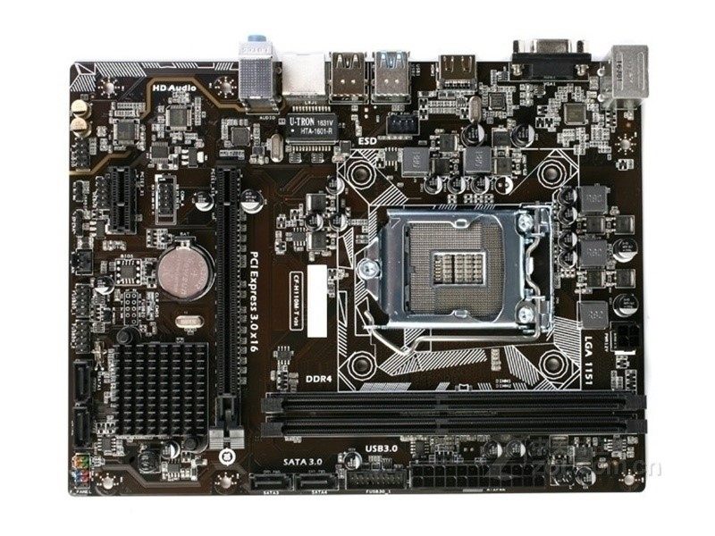 colorful七彩虹h110m-kh110m-vhh110m-t1151针台式电脑主板主板