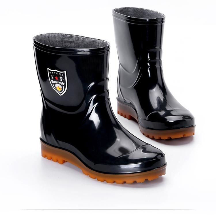 雨鞋养猪劳保专用高筒防水胶鞋中筒防滑男士雨鞋