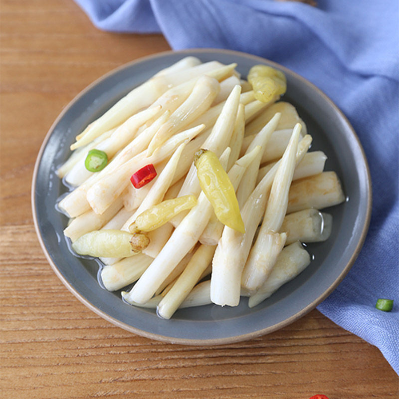 洪湖泡藕华贵农家新鲜藕头带藕酸辣泡菜400g莲藕