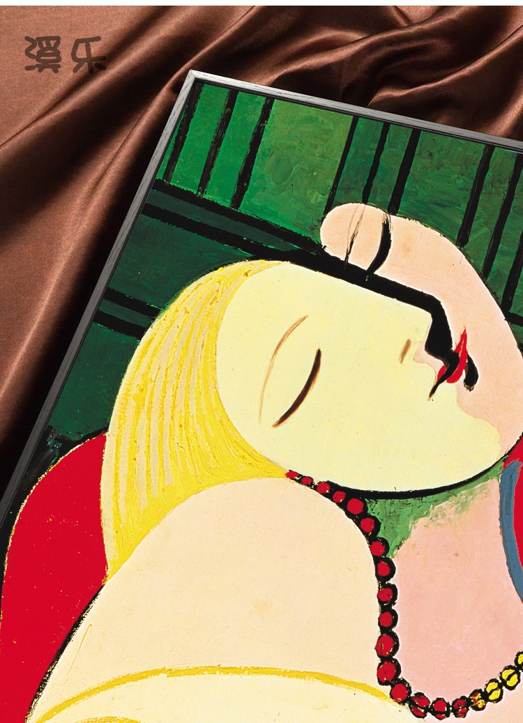 毕加索世界名画抽象人物装饰油画酒店书房挂画客厅现代装饰画