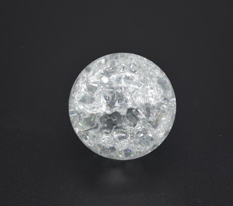 申述冰裂水晶球玻璃气泡球轮鱼池假山流水喷泉装饰摆件