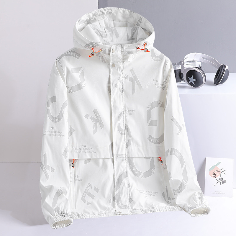 UA安德玛风衣男春秋新款连帽运动服外套户外健身上衣休闲跑步夹克