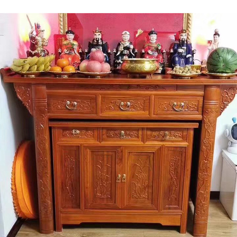寺院佛台家用套柜佛像神台供台现代简约财神爷供奉佛柜
