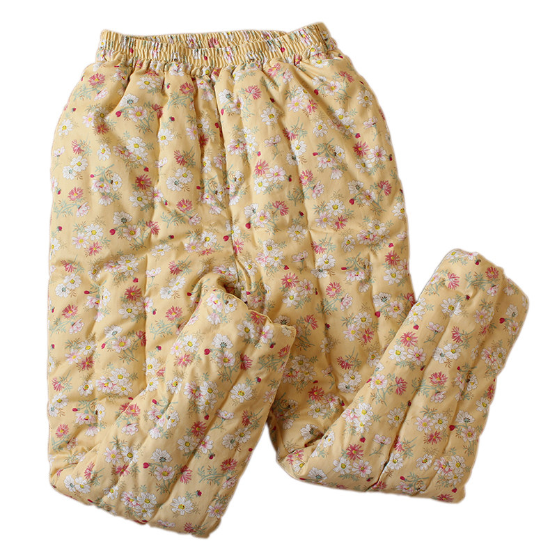 成人棉裤纯棉棉花手工女士加厚高腰寒冬冬季棉裤