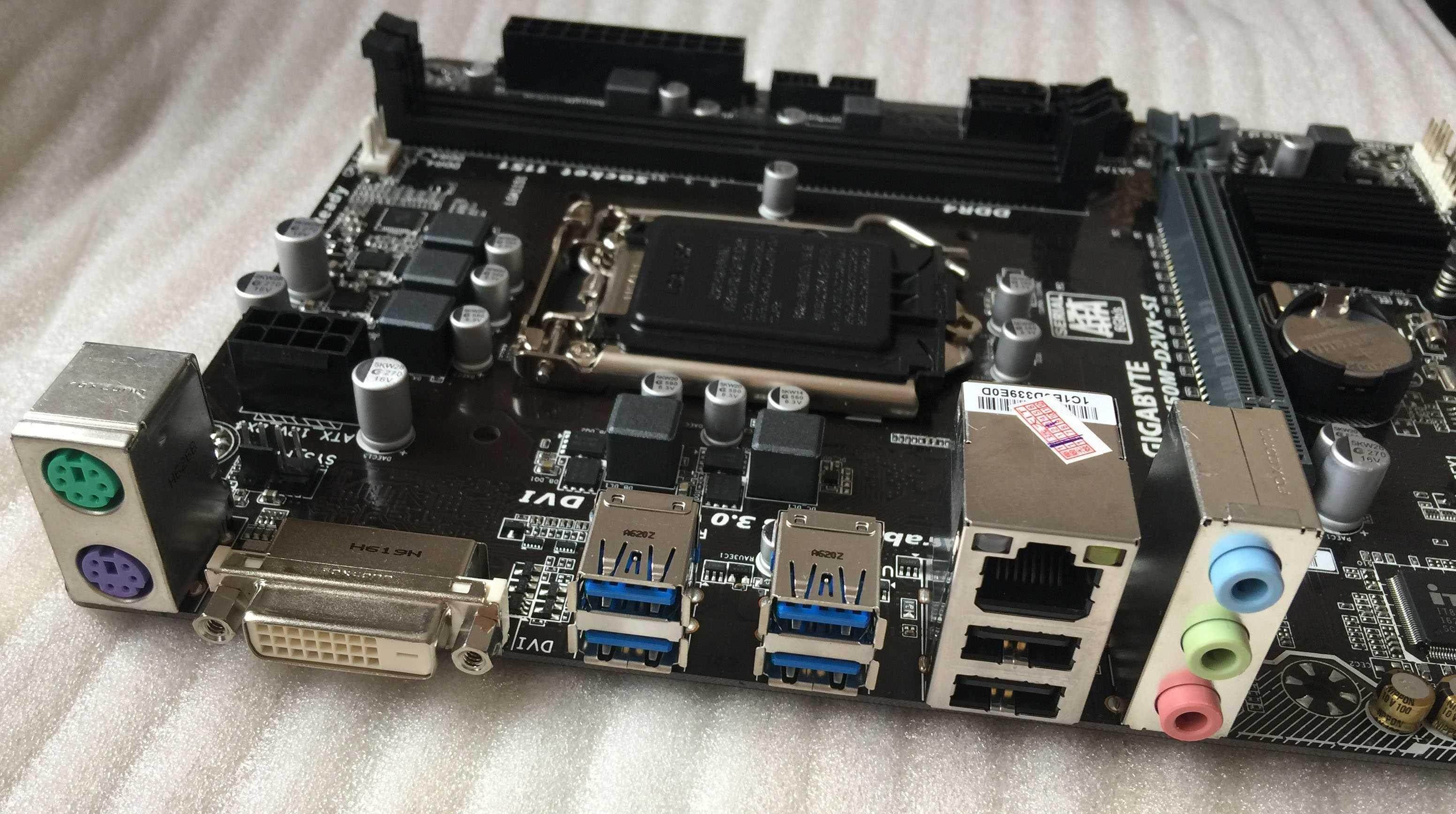 二年质保新款b150m-d2vd3v1151b150主板ddr4支持主板