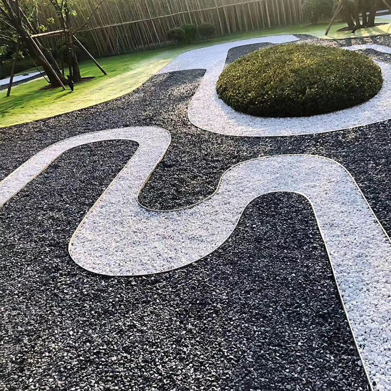 100斤白色石头小石子阳台鹅卵暖软石庭院铺路铺地其它园艺用品