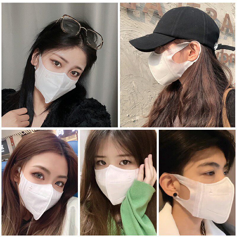 网红口罩女神3d立体小脸白色不勒一次性防晒口罩