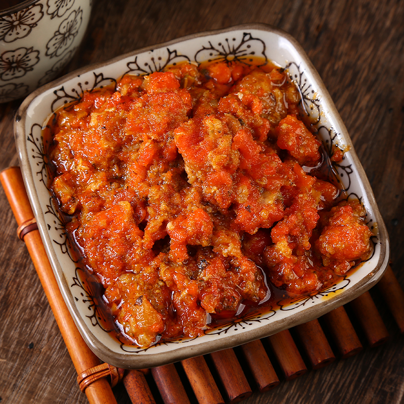 【下单送一罐】趣霸秃黄油200g纯母蟹黄酱正宗风味人间拌饭酱即食