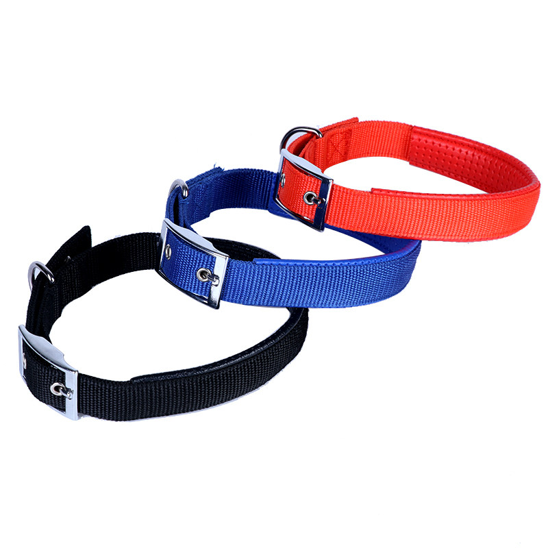 狗狗防咬尼龙泡沫项圈宠物狗脖圈泰迪金毛中大型项圈