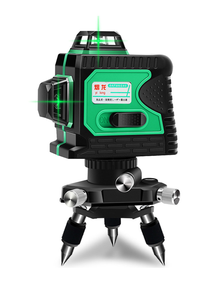 熠龙红外线激光水平仪绿光高精度贴墙平水自动调平水平仪