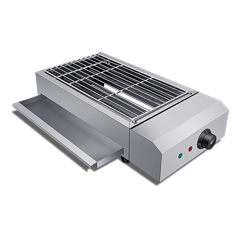 哈客无烟电烤炉商用电热不锈钢家用烤炉烤串机烧烤炉黑金刚烧烤炉—烤