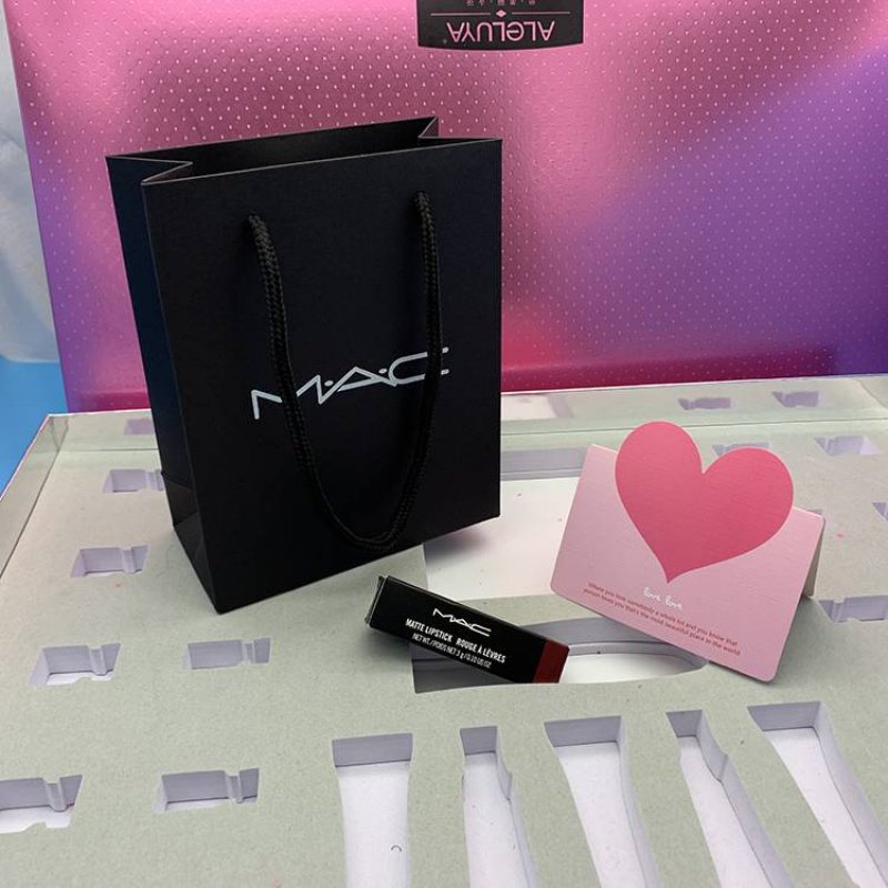 mac包装袋专柜新款原版礼品袋纸袋口红礼品盒包装礼品袋