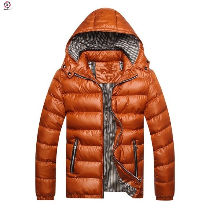 winter mens cotton warm hooded mens cotton padded jacket
