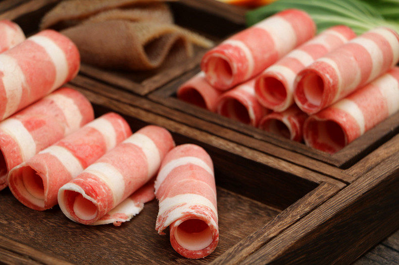 牛肉肉卷500g现切原切新鲜肉片肥牛散养黄牛牛肉卷