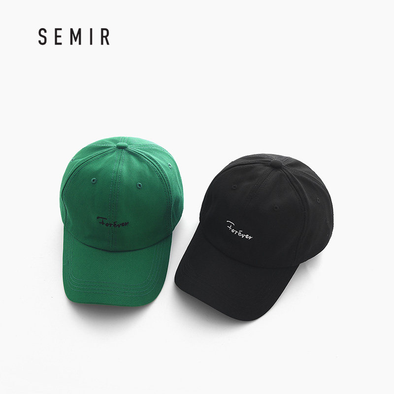 森马韩国字母软顶棒球帽子女春夏百搭纯色简约帽子