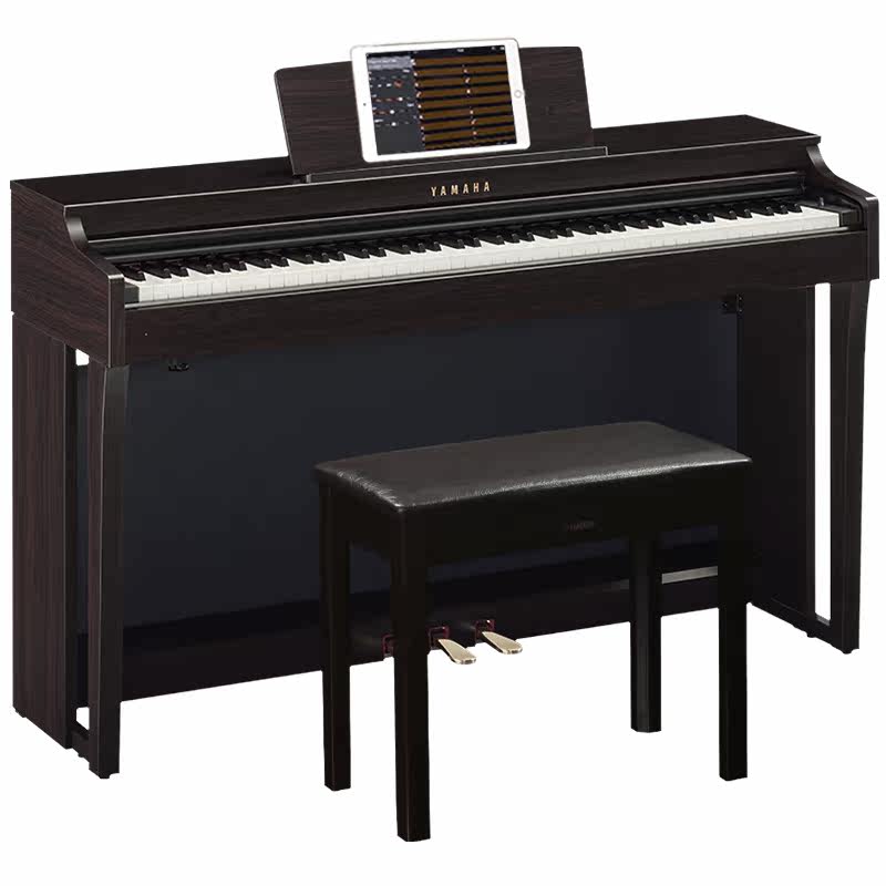 雅马哈电钢琴clp635成年高端专业立式家用电子数码钢琴88键重锤