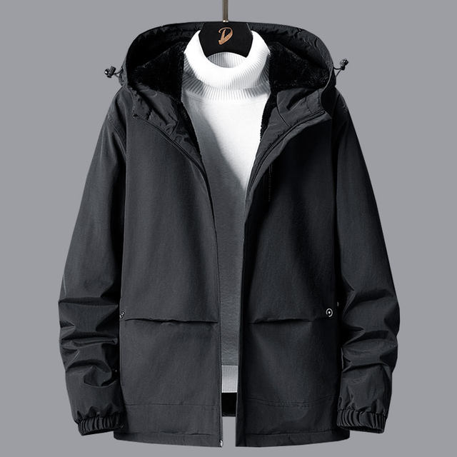 Winter jacket men's cotton-padded clothes middle-aged and elderly dad autumn and winter clothes hooded plus velvet thick cotton clothes autumn and winter clothes Winter jacket men's cotton-padded clothes middle-aged and elderly dad autumn and winter clothes hooded plus velvet thick cotton clothes autumn and winter clothes