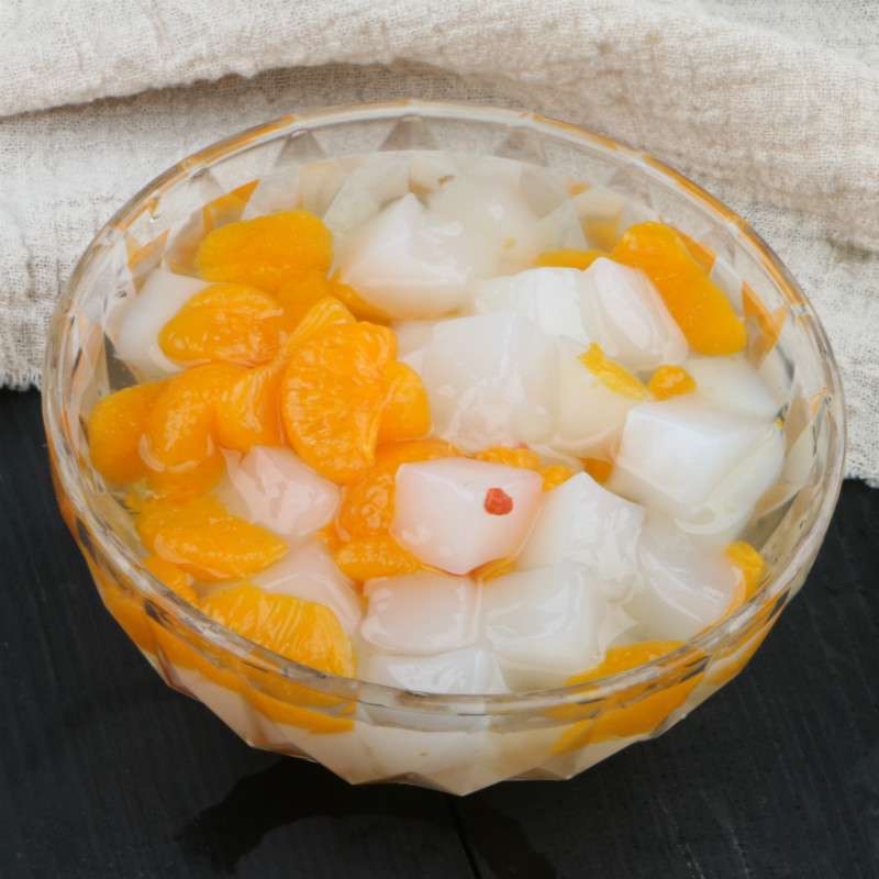 水果糖水什锦罐头3kg家庭冷饮店桶装水果罐头