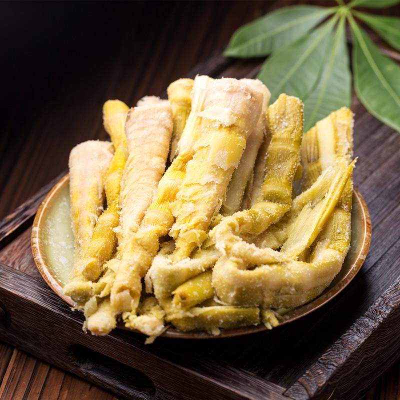 烤制羊尾笋盐烤笋野山扁尖竹笋咸笋干竹笋干土特产下饭菜