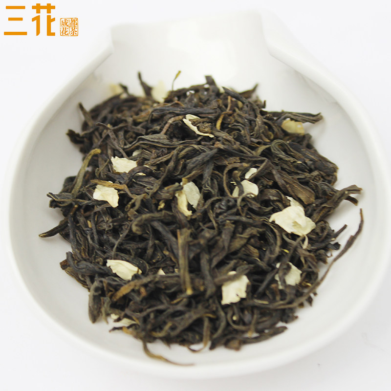 三花花重锦城老成成都盖碗茶浓香香型茉莉花茶礼组合型花茶