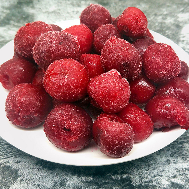 樱桃冷冻新鲜水果1kg山东东大无核果肉速冻车厘子