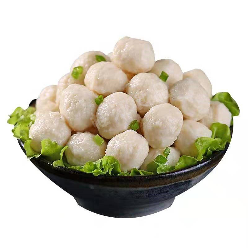 鸡肉丸子5斤不包心实实心鸡脯冷冻半成品火锅鸡肉丸