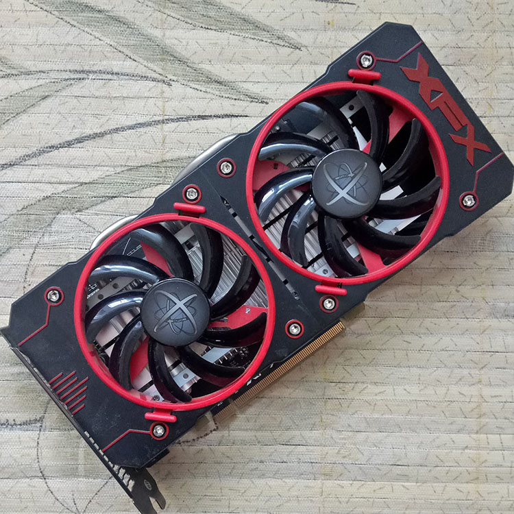 拆机铭瑄rx460 4g高清游戏显卡 独显独 6pin拼gtx960 吃鸡 lol