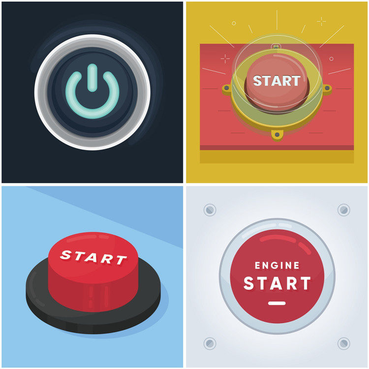 a0647开始按钮发射播放开关卡通背景仿真游戏设计素材源文件