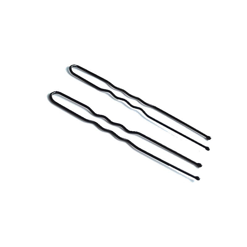 黑色u型夹影楼盘发加粗发夹丸子头卡子固定u形发卡头发小夹子头饰