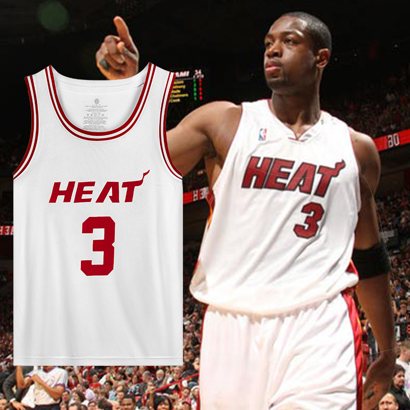 热火球衣3号韦德巴特勒迈阿密城市篮球套装定制篮球服