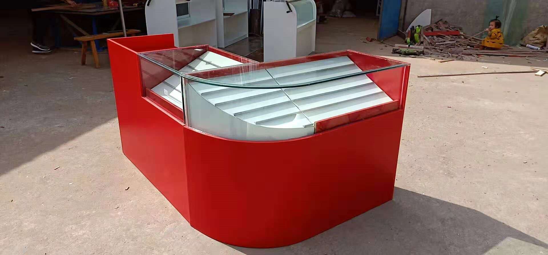 新款木质中国烟草展示展示柜柜台烟柜钢化钢化玻璃商用展示柜