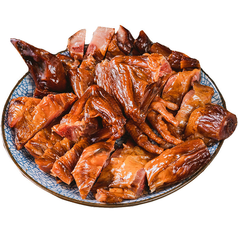 农家柴火烟熏腊鸡整只湖南土特产风味熏鸡腊鸡肉自制腊味年货550g