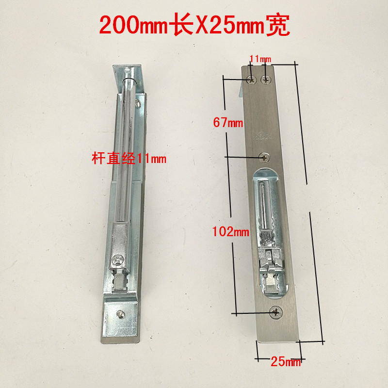 门暗插销的安装示意图图片