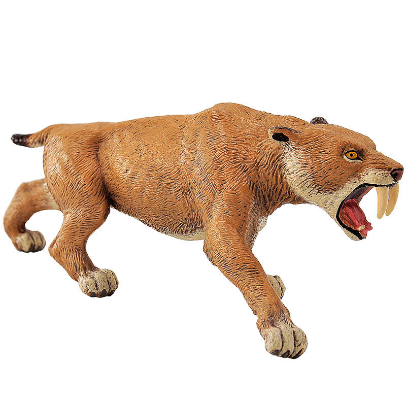 法国papo剑齿虎55022冰河世纪冰川时代刃齿仿真模型玩具仿真