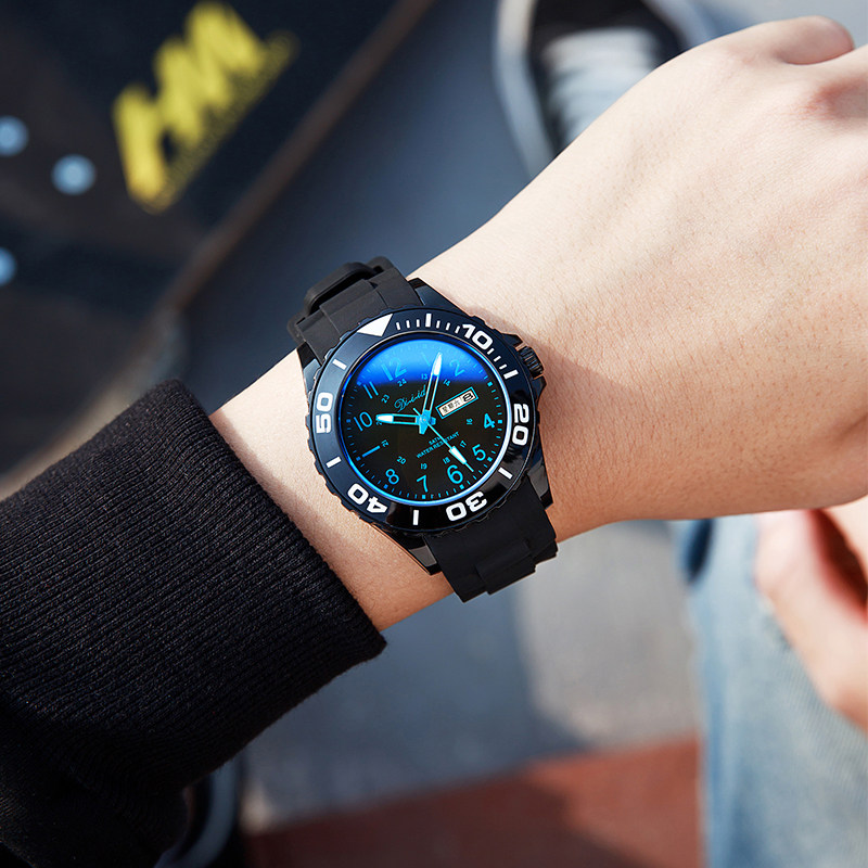 运动儿童手表男孩青少青少年年初中高中学生潮流国产腕表