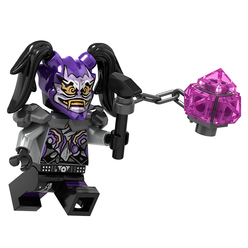 2022晴美玩具生人先生面具新款反派忍者幻影塑料积木