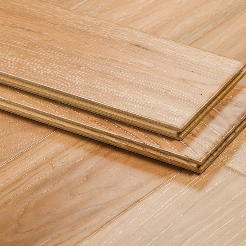 橡木实木地板木色创库木纯原木本色家用卧室s08m14实木地板