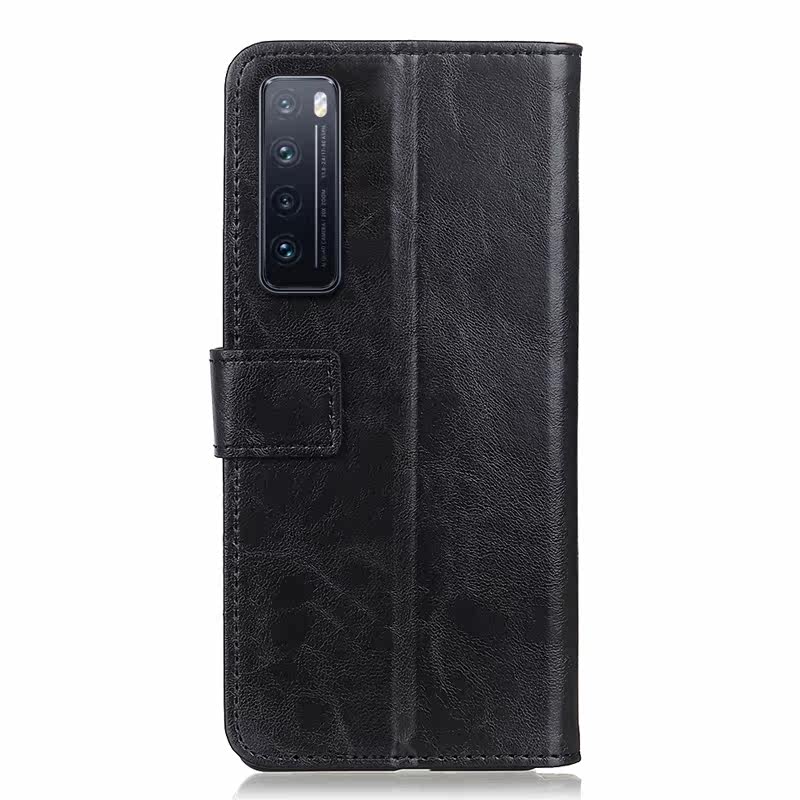 适用华为nova7手机壳翻盖皮套真皮nova7pro保护套硅胶全包防摔男