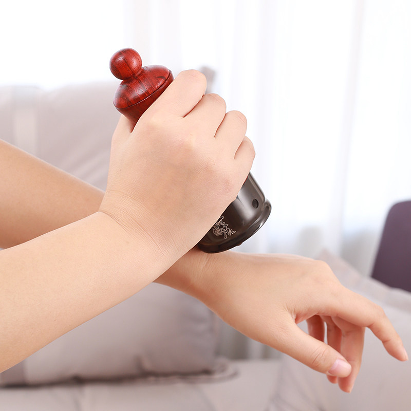 善缘居砭石刮痧艾灸罐温仪器按摩淋巴疏通太极按摩温熏调理器