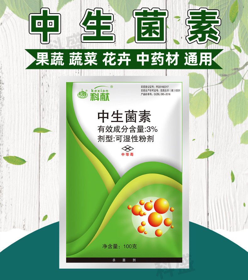 中生菌素芒果角斑柑橘溃疡病生姜瘟病魔芋软腐杀菌剂