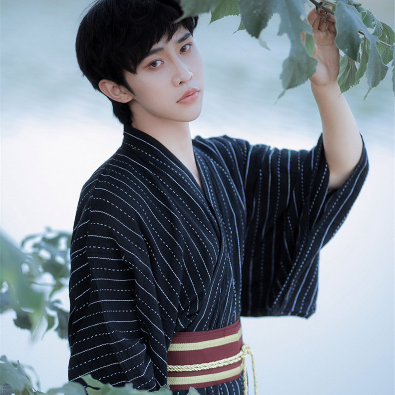 和服秋季改良中国正装传统日式日本男士日系民族服装