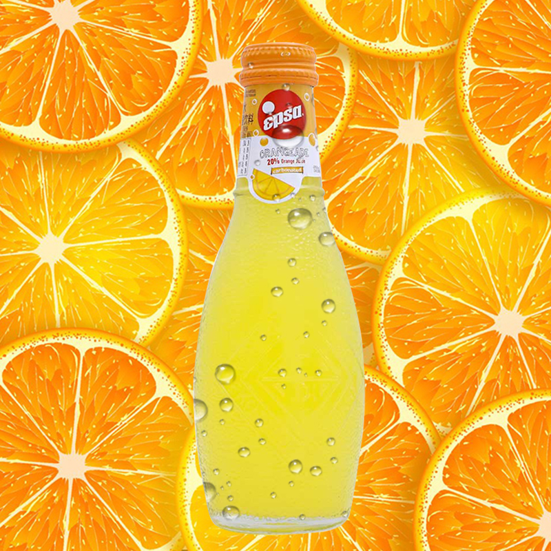 希腊进口哇尔塔果汁型epsa汽水饮料橙子味高颜值碳酸饮料