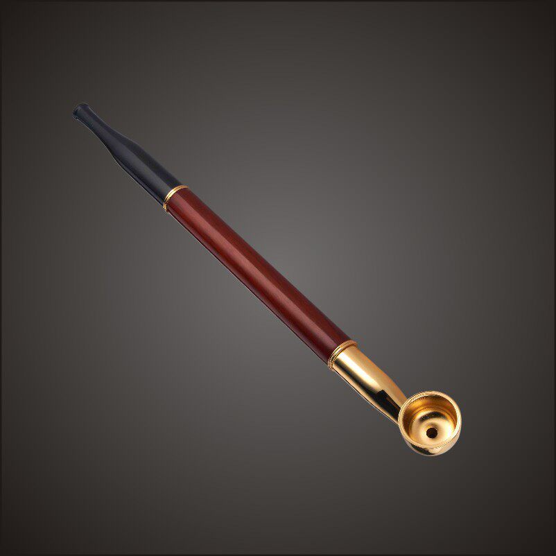 百诺promise高级大烟烟枪传统檀木老式旱烟烟袋烟斗