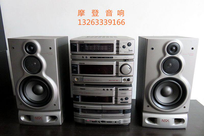 音箱怀旧音响爱华组合音响二手hifin710g收藏品组合音响