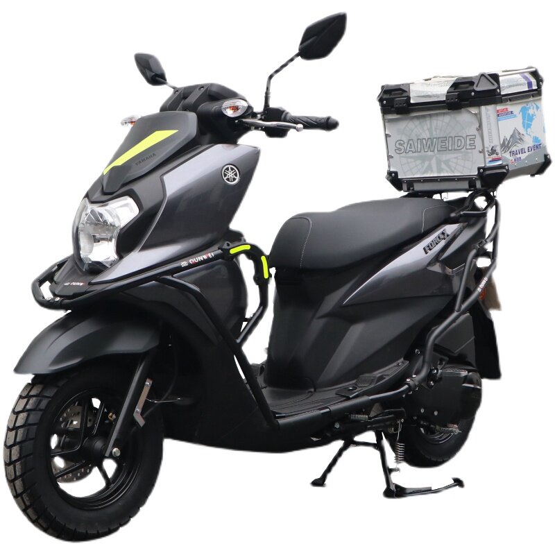 适用于雅马哈福前后保险杠防摔尾箱架jym125t-2d改装护杠摩托车保险杠