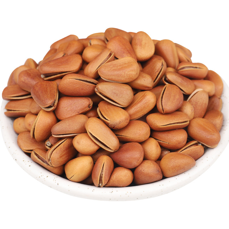 新货现炒东北开口松子大颗粒净重500克袋装大松子仁零食坚果