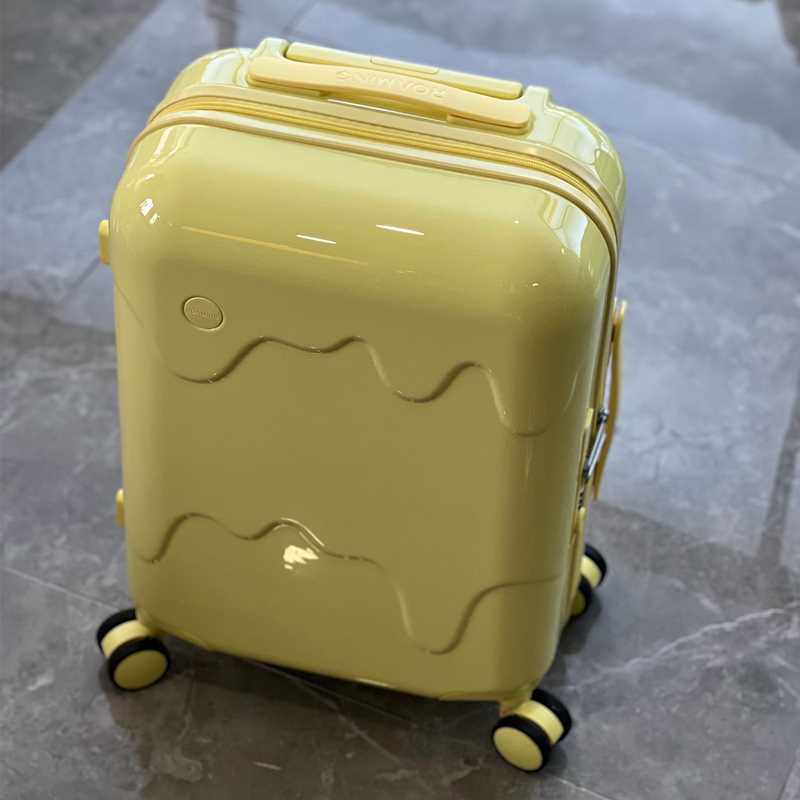 漫游雪糕行李箱拉链款拉杆箱轻便登机静音皮箱旅行箱子20寸24男女