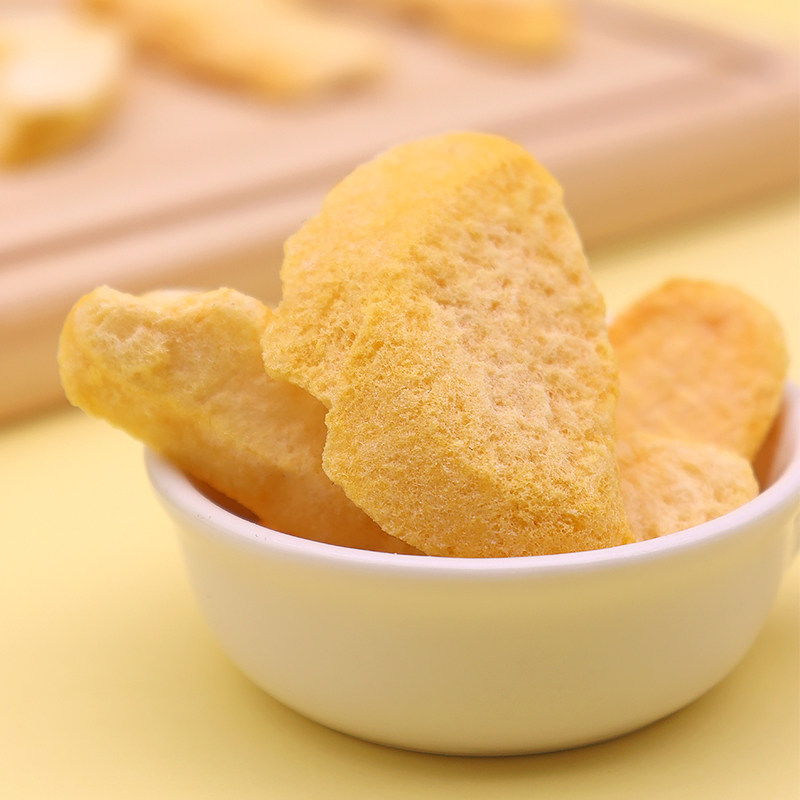 冻干黄桃脆500g黄桃干水果办公室休闲零食桃子干黄桃干