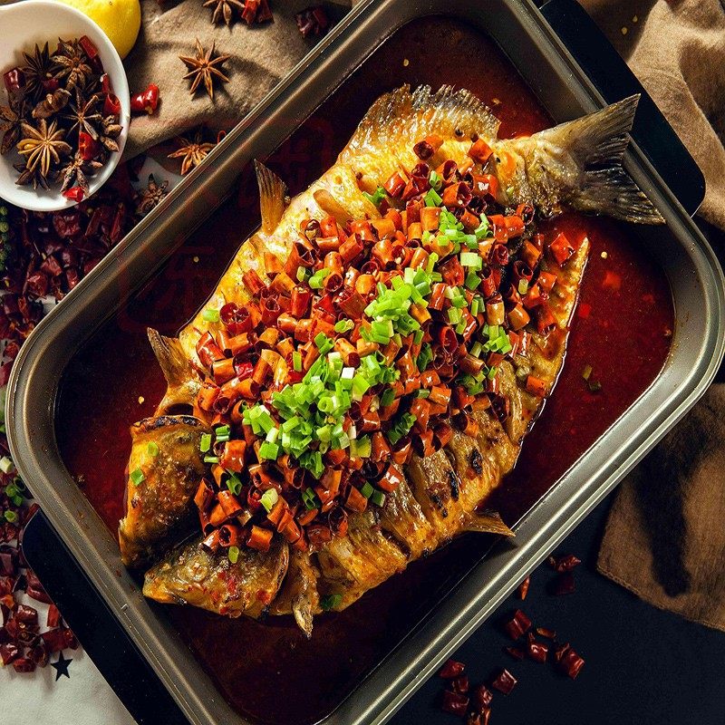 清江江鱼商用开背新鲜冷冻半成品烤鱼江腌制鮰鱼淡水鱼类