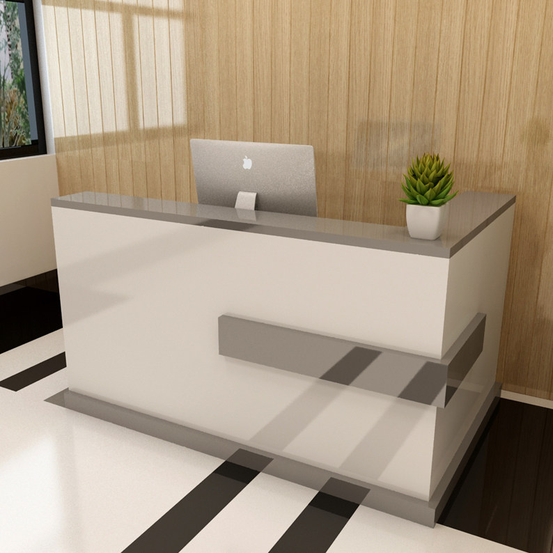 收银台转角柜台小型店铺简约现代吧台超市奶茶收银台